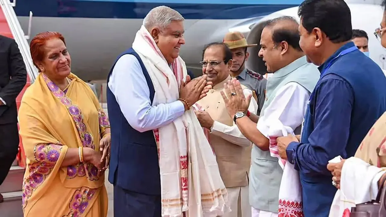 Vice President Jagdeep Dhankar arrives in Guwahati for official visit.jpg