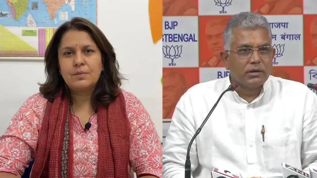 Supriya Shrinate Dilip Ghosh