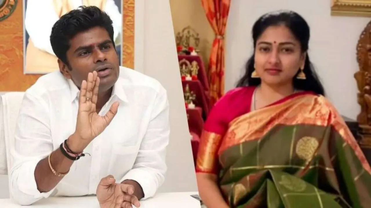 Gayathri Raghuram Annamalai Tamil Nadu BJP