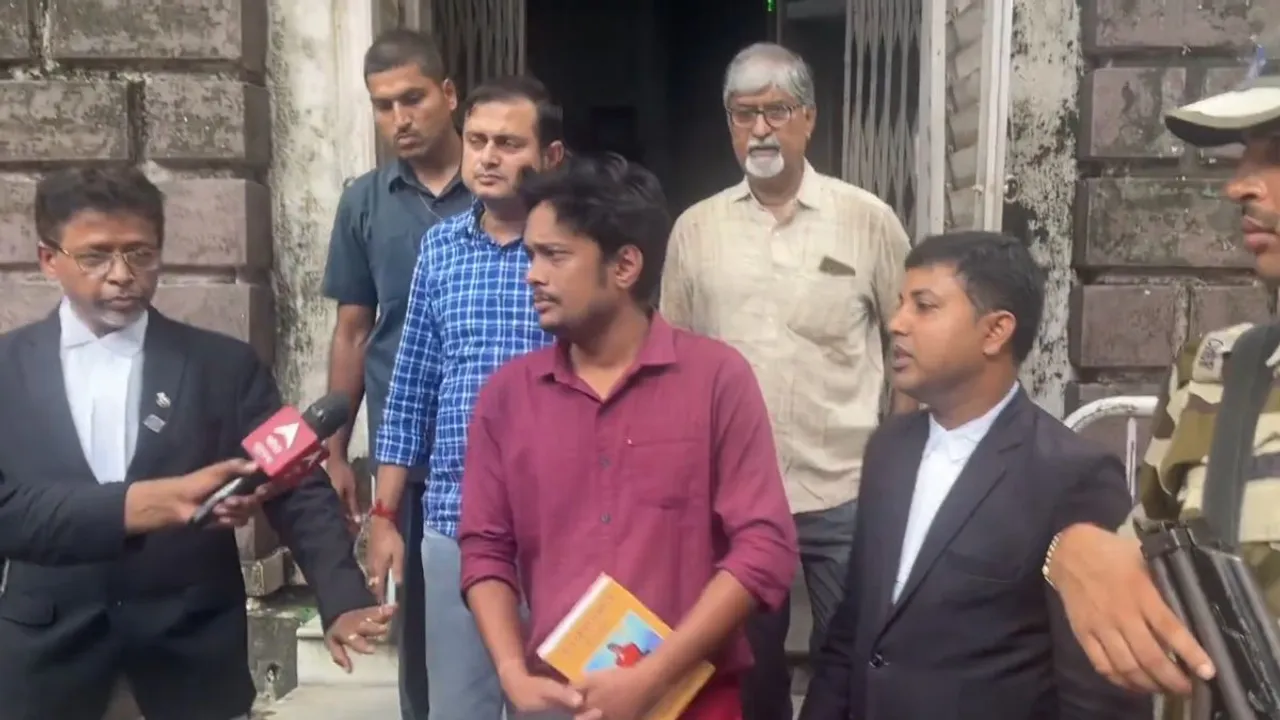 Kolkata Police released from its custody Sayan Lahiri on Saturday