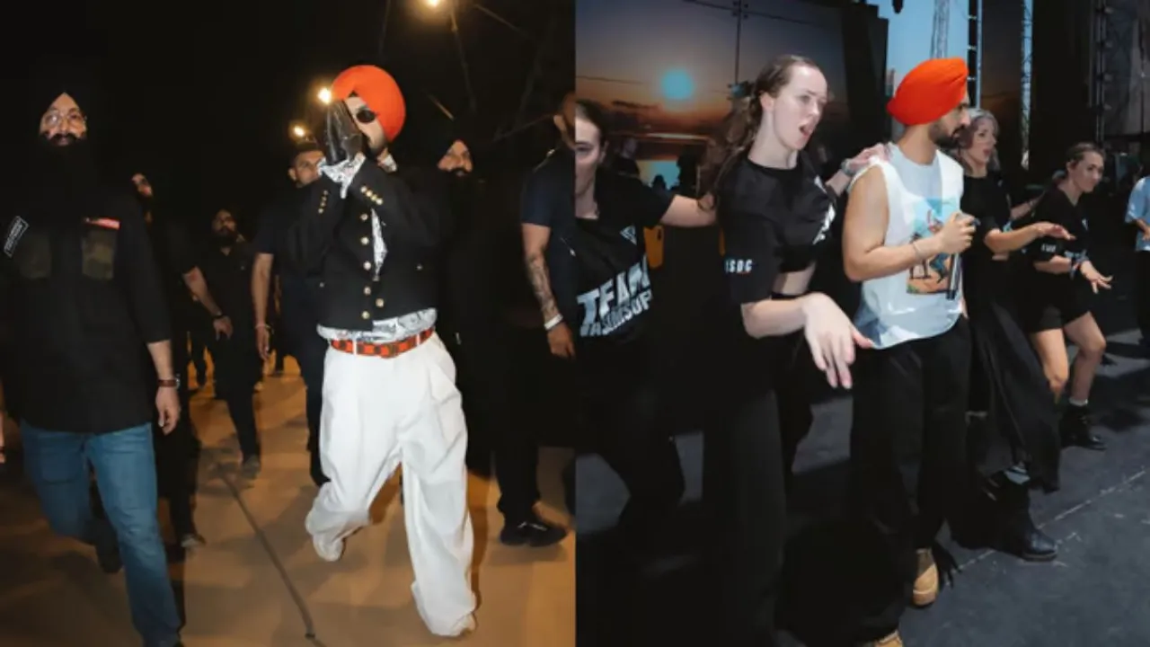 Diljit Dosanjh at his Mumbai concert