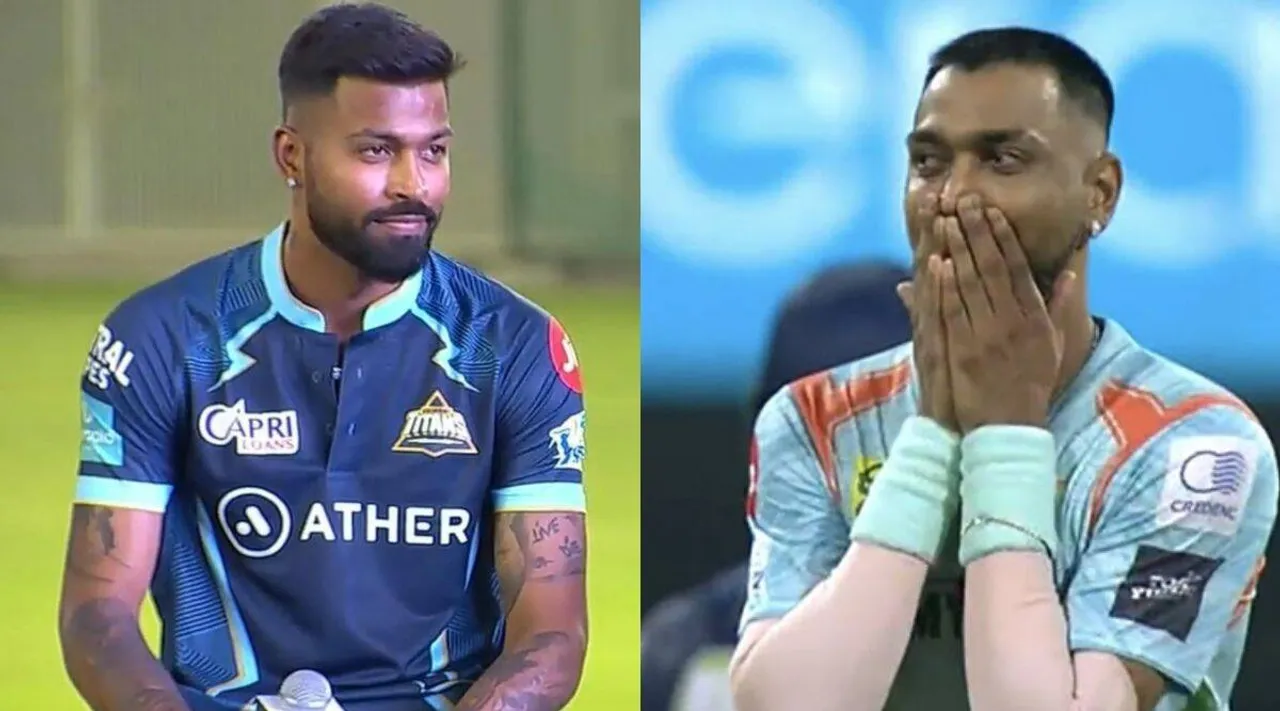 hardik pandya vs krunal pandya