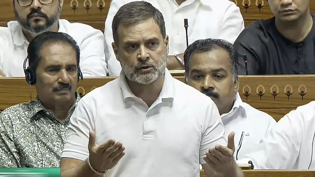 Leader of Opposition Rahul Gandhi in Rajya Sabha 