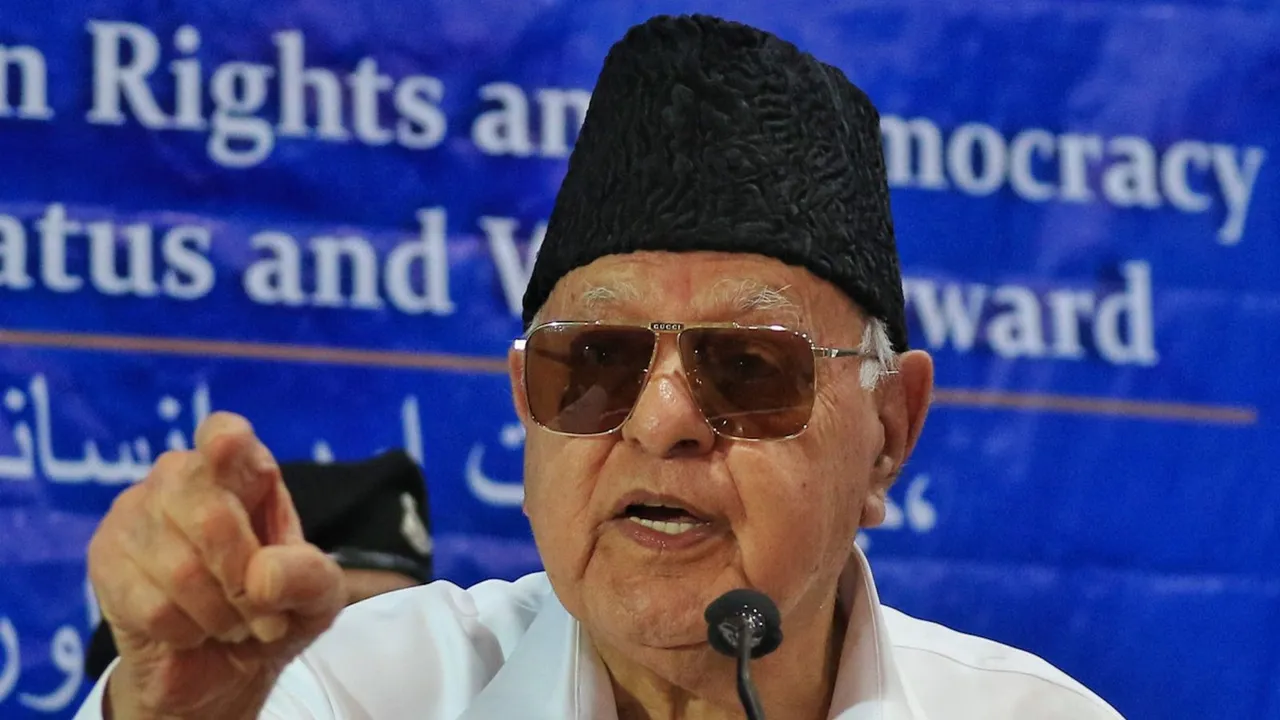 National Conference (NC) president Farooq Abdullah (File image)