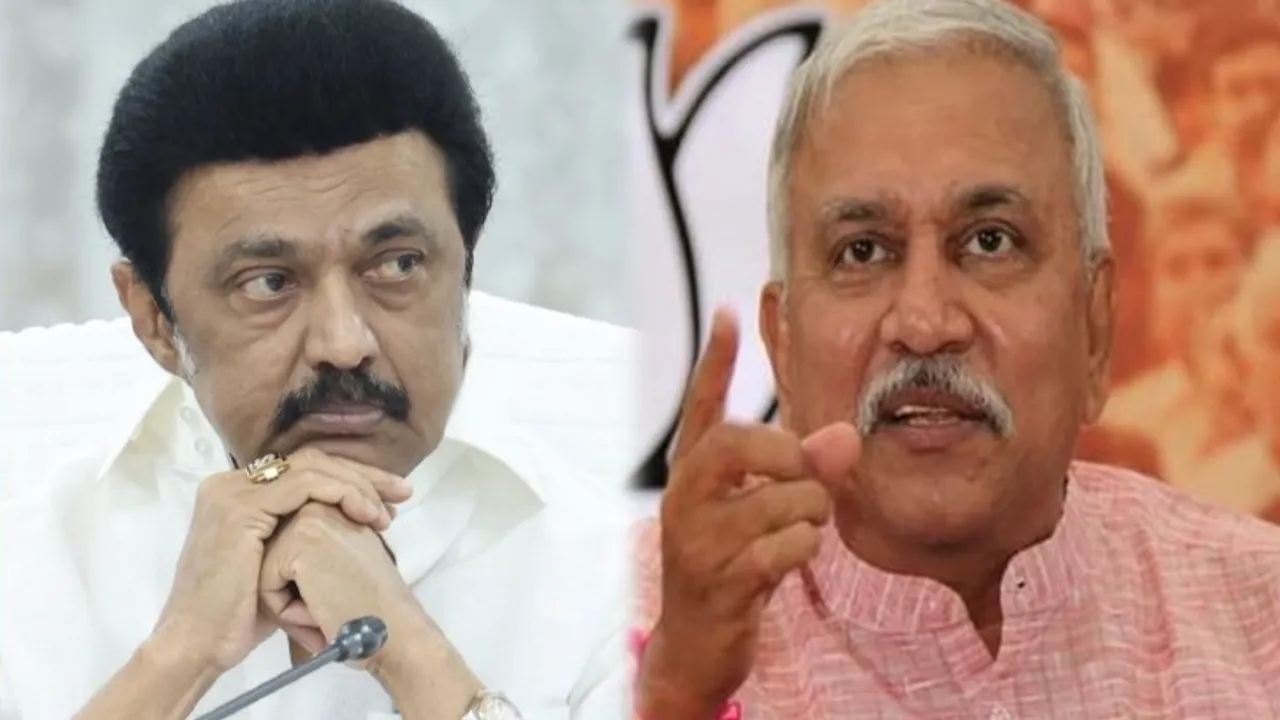 MK Stalin and Narayanan Tirupathi