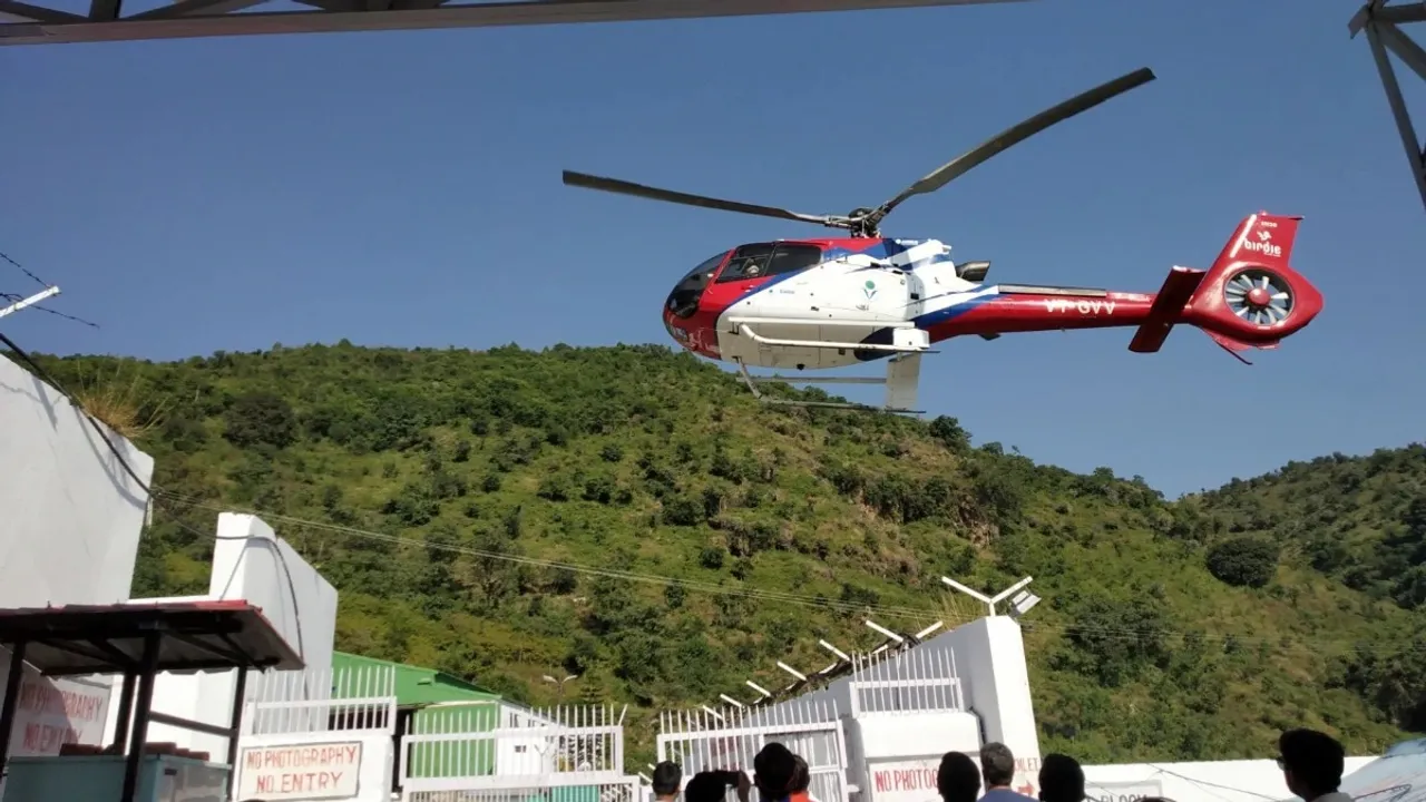 How much will helicopter service from Jammu to Vaishno Devi shrine cost?