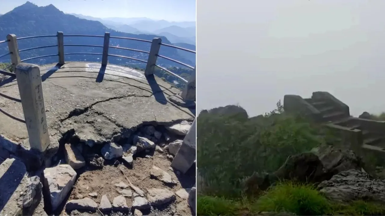 Dorothy's Seat collapses