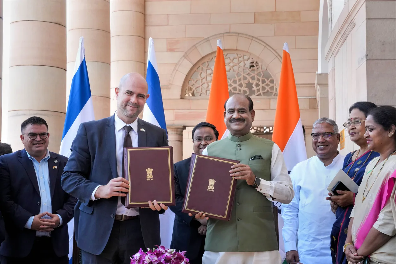 Israeli Parliament Speaker Amir Ohana in Delhi