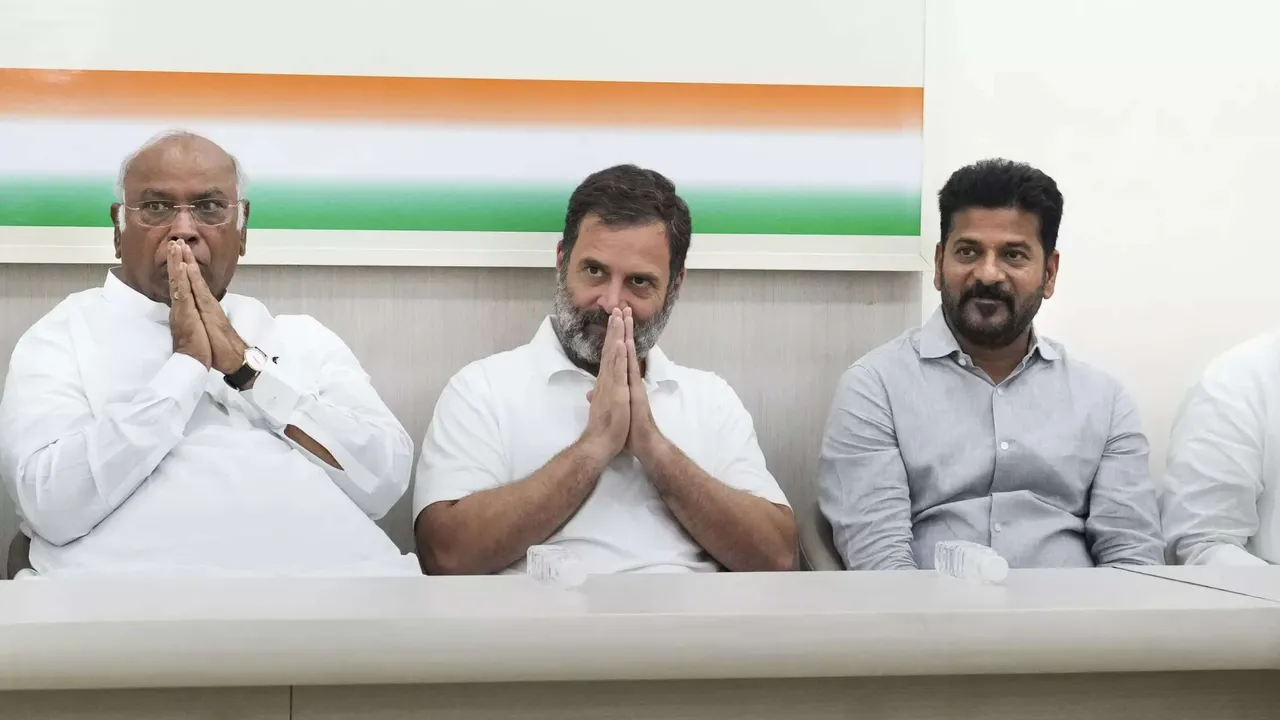 Congress in Telangana polls Revanth Reddy Rahul Gandhi