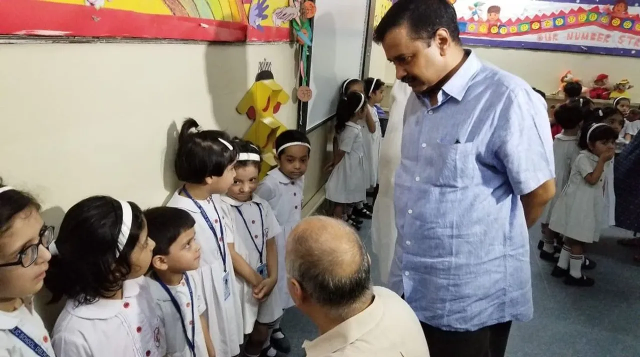 Delhi school Arvind Kejriwal