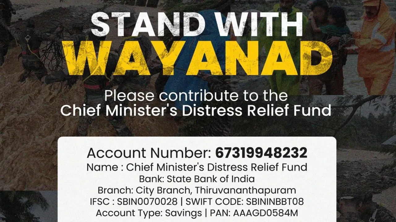 Wayanad landslides aid