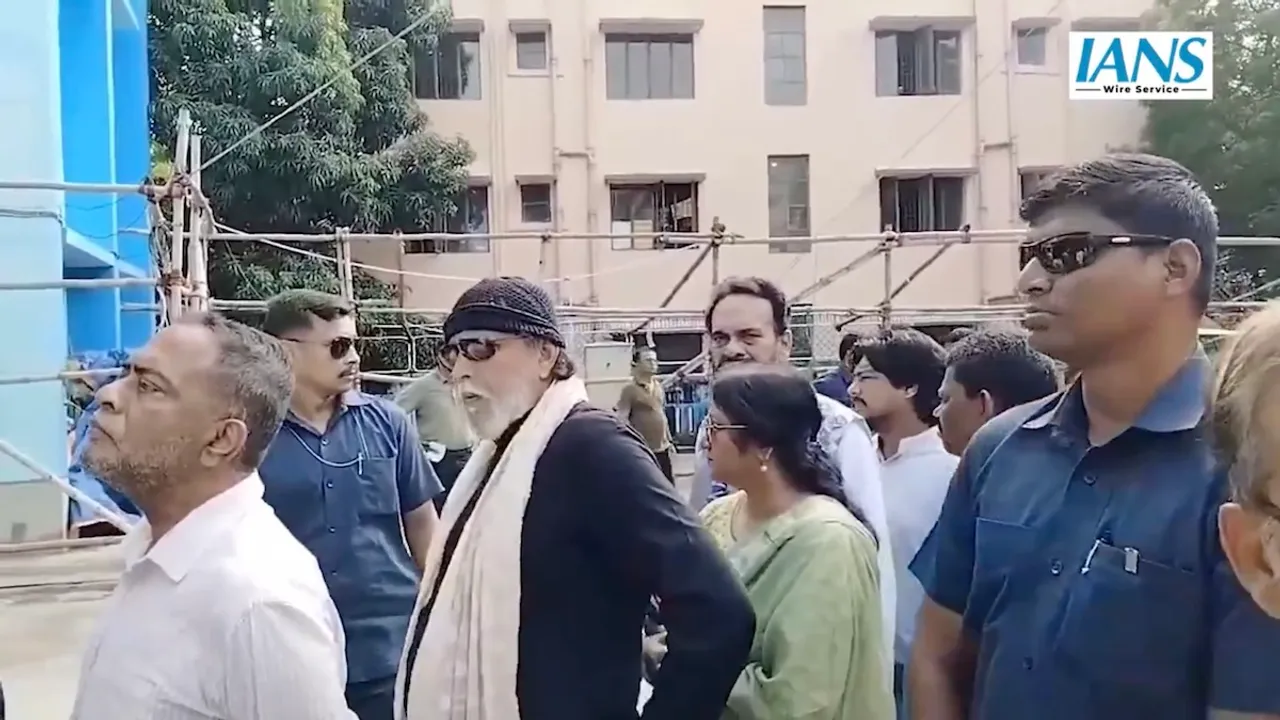 BJP leader Mithun Chakraborty casts his vote in the seventh phase of Lok Sabha elections 2024
