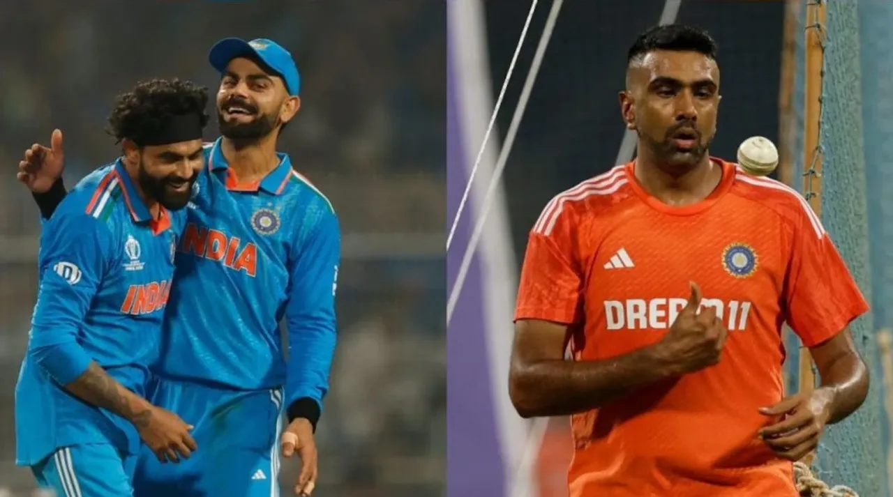 Virat Kohli, Ravindra Jadeja Ashwin