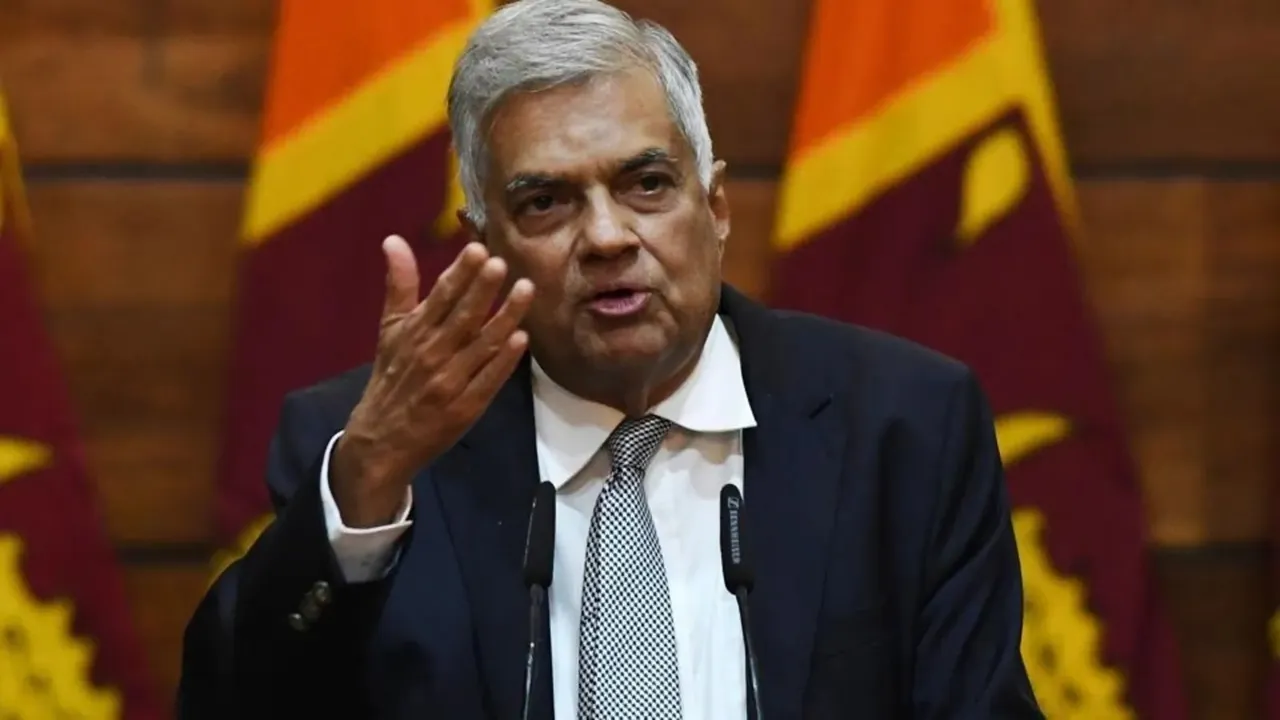 Sri Lankan President Ranil Wickramasinghe