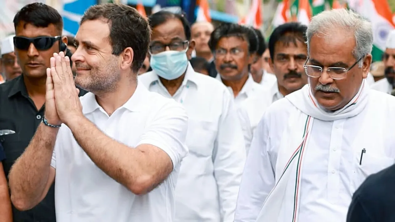 Rahul Gandhi Bhupesh Baghel