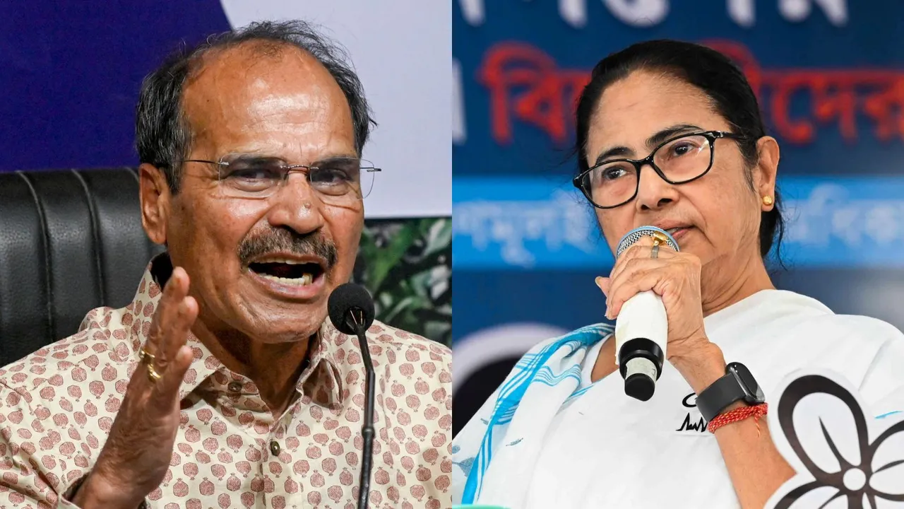 Adhir Ranjan Chowdhury Mamata Banerjee