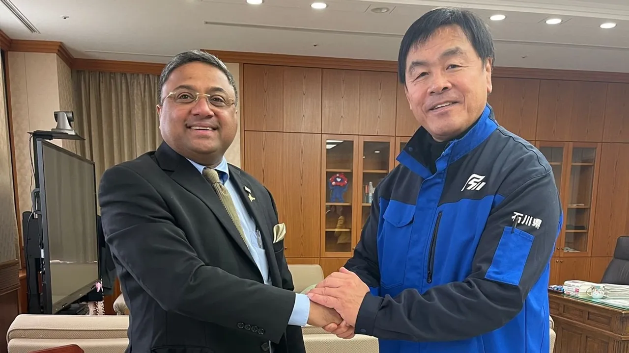 India's ambassador thanks governor of quake-hit Ishikawa for helping Indians