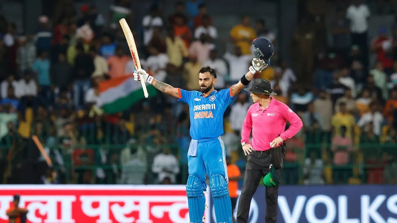 Virat Kohli after hitting century against Pakistan in Asia Cup 2023