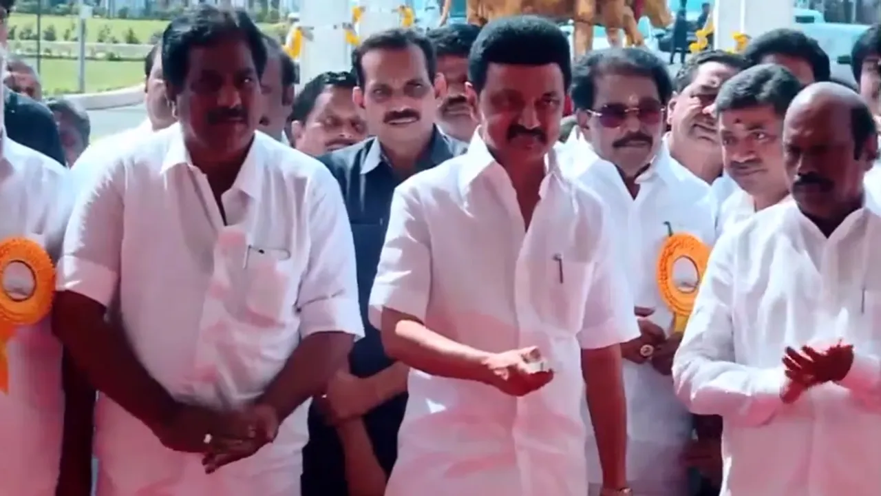 Tamil Nadu CM MK Stalin Jallikattu Arena Inauguration