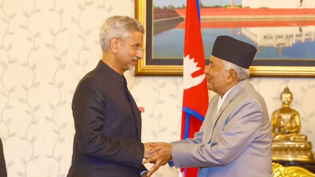S Jaishankar Nepal President Ramchandra Paudel