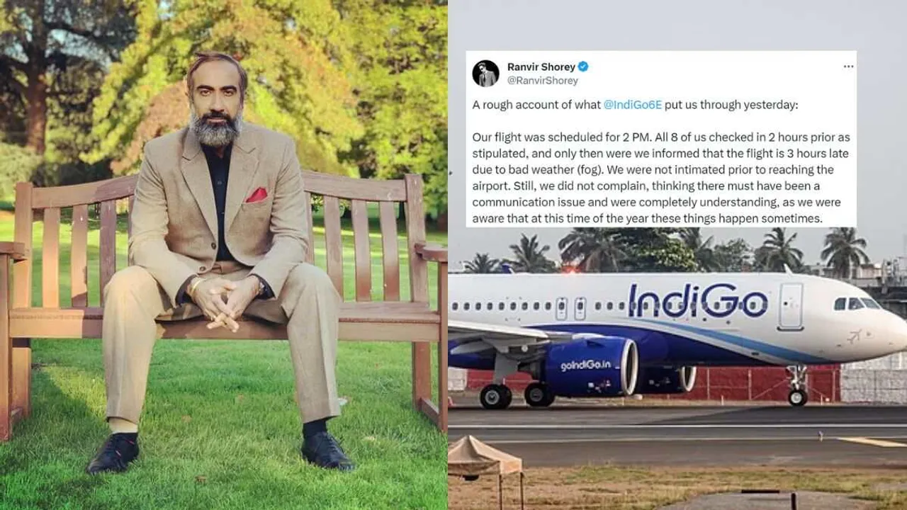 Ranvir Shorey criticises IndiGo