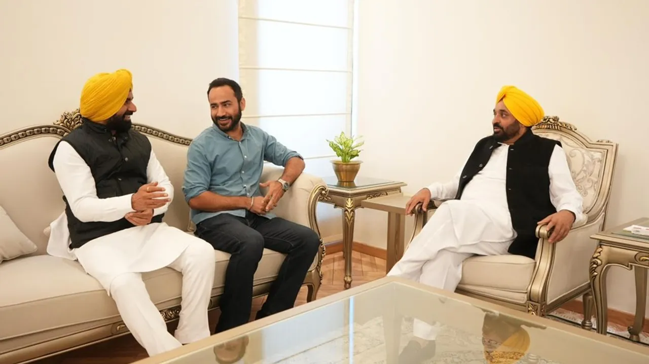 Former Congress MLA from Bassi Pathana, Gurpreet Singh GP, has joined the Aam Aadmi Party