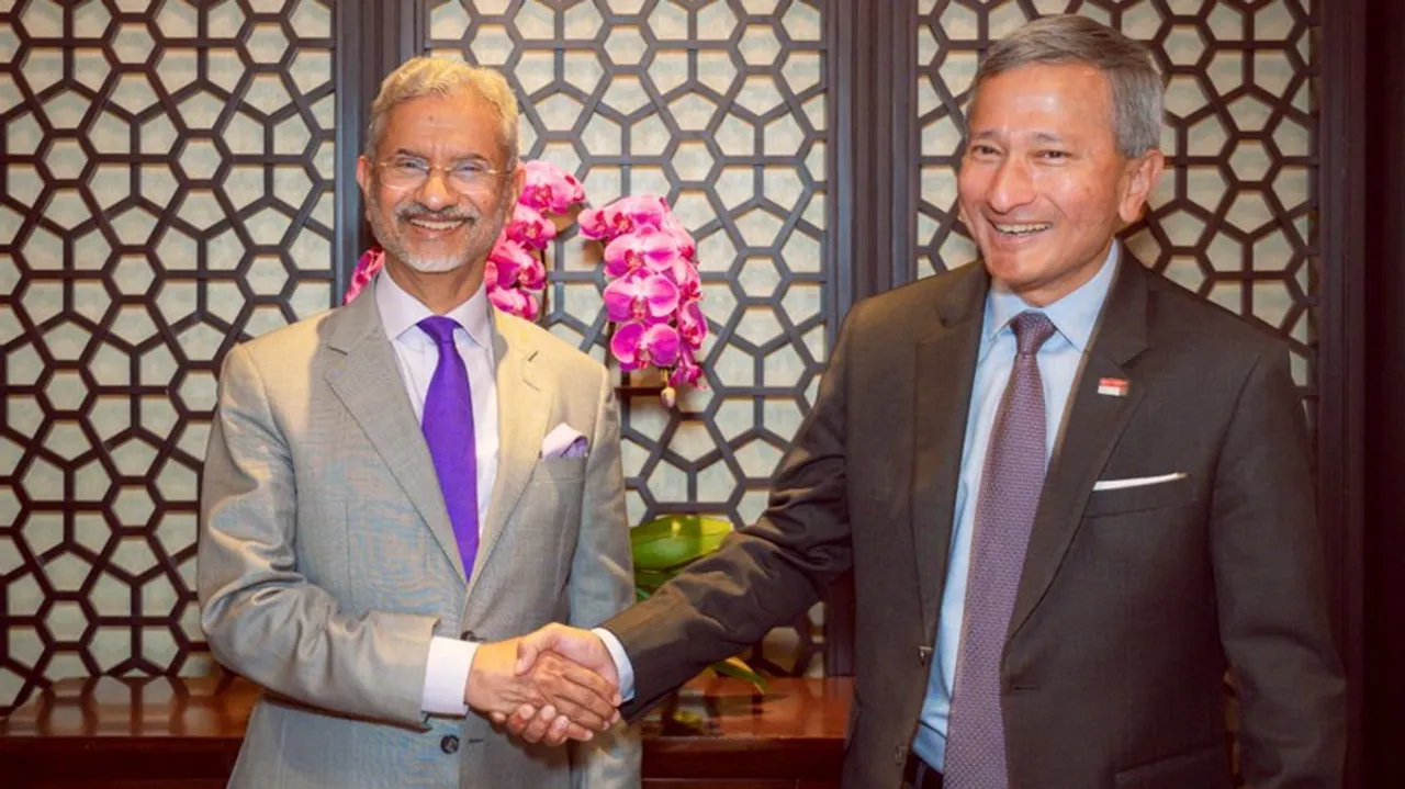 External Affairs Minister Dr S Jaishankar meet Singapore FM Vivian Balakrishnan