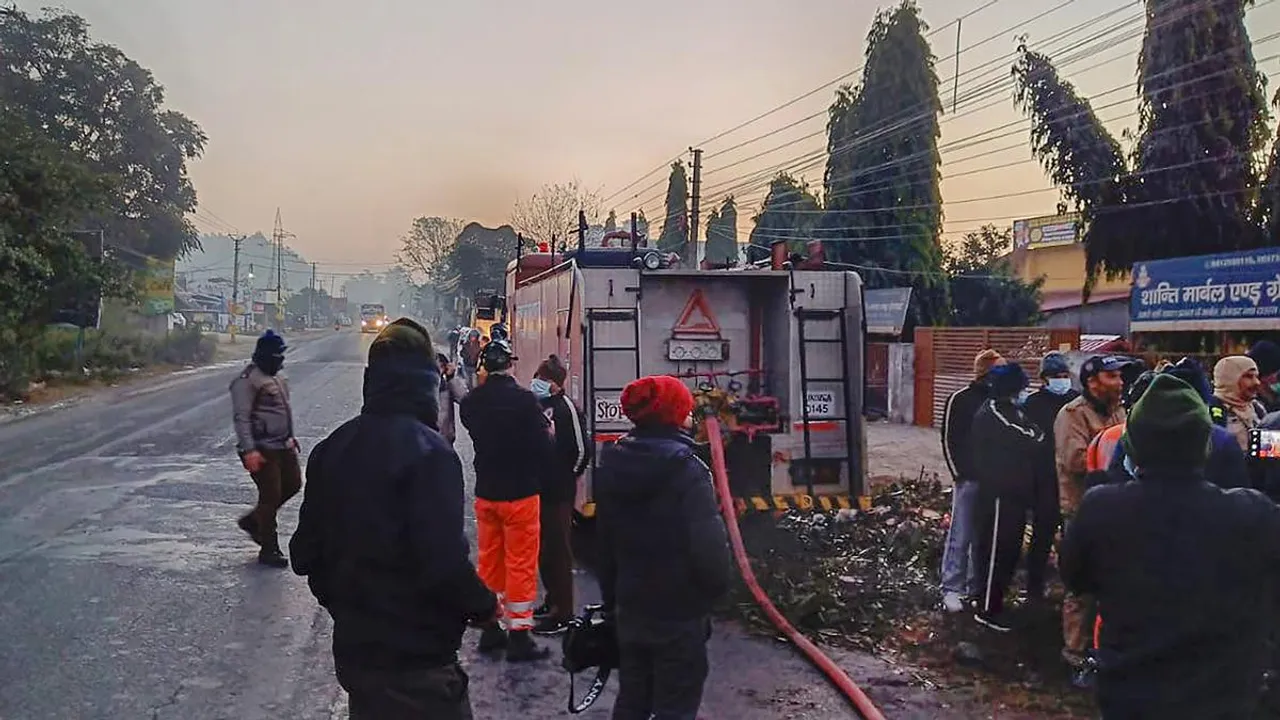 Dehradun Chlorine gas leak