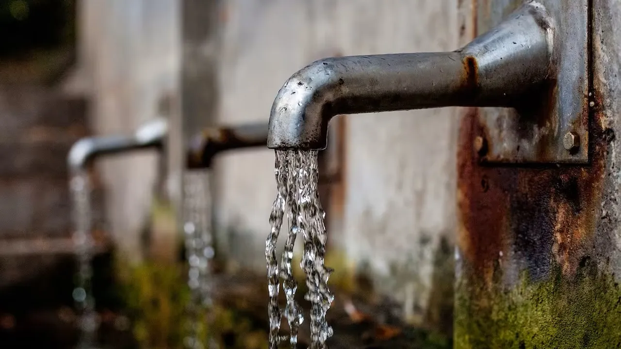 wasting water