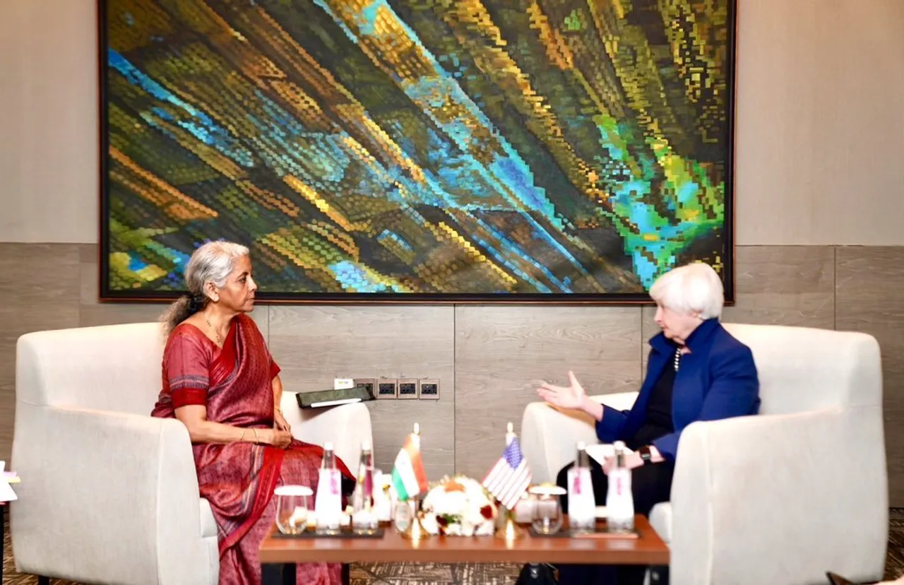 Janet Yellen Nirmala Sitharaman
