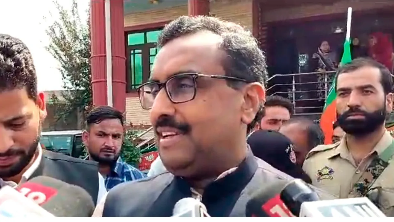 BJP national general secretary Ram Madhav in Srinagar