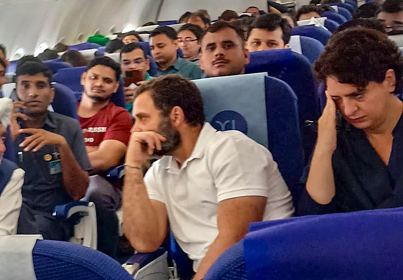 Rahul Gandhi leaves for Surat