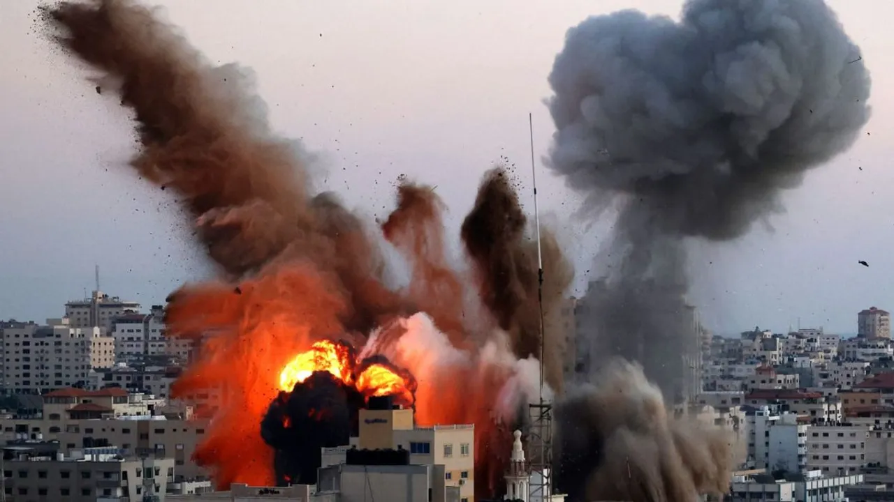 bombing in gaza