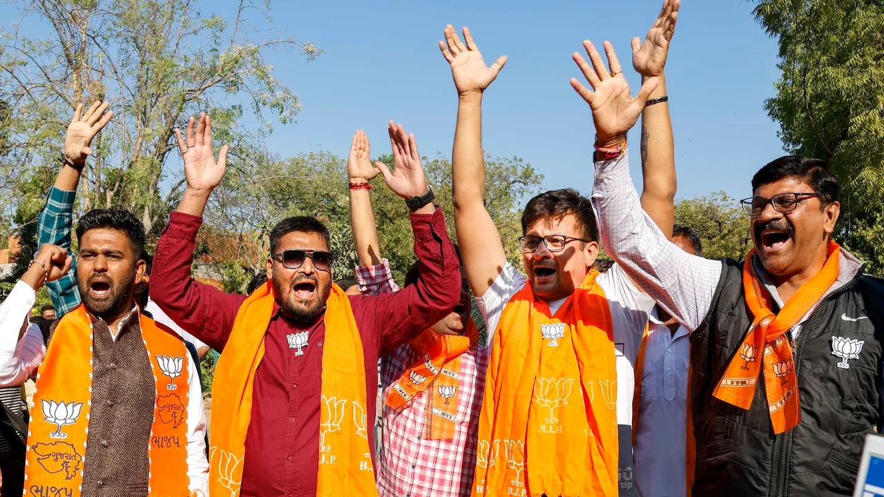 BJP supporters