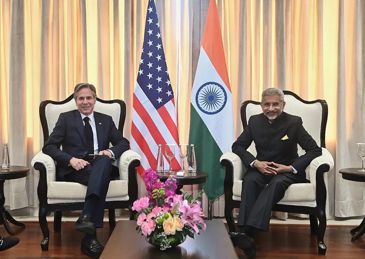 S Jaishankar with Antony Blinken