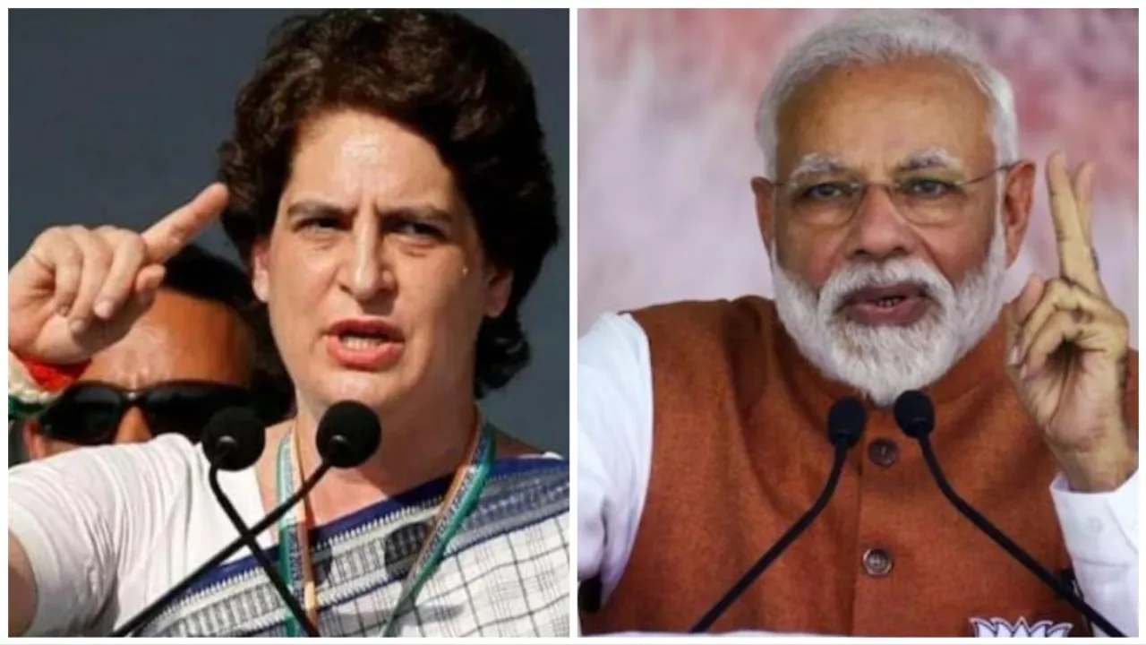 Priyanka Gandhi Narendra Modi