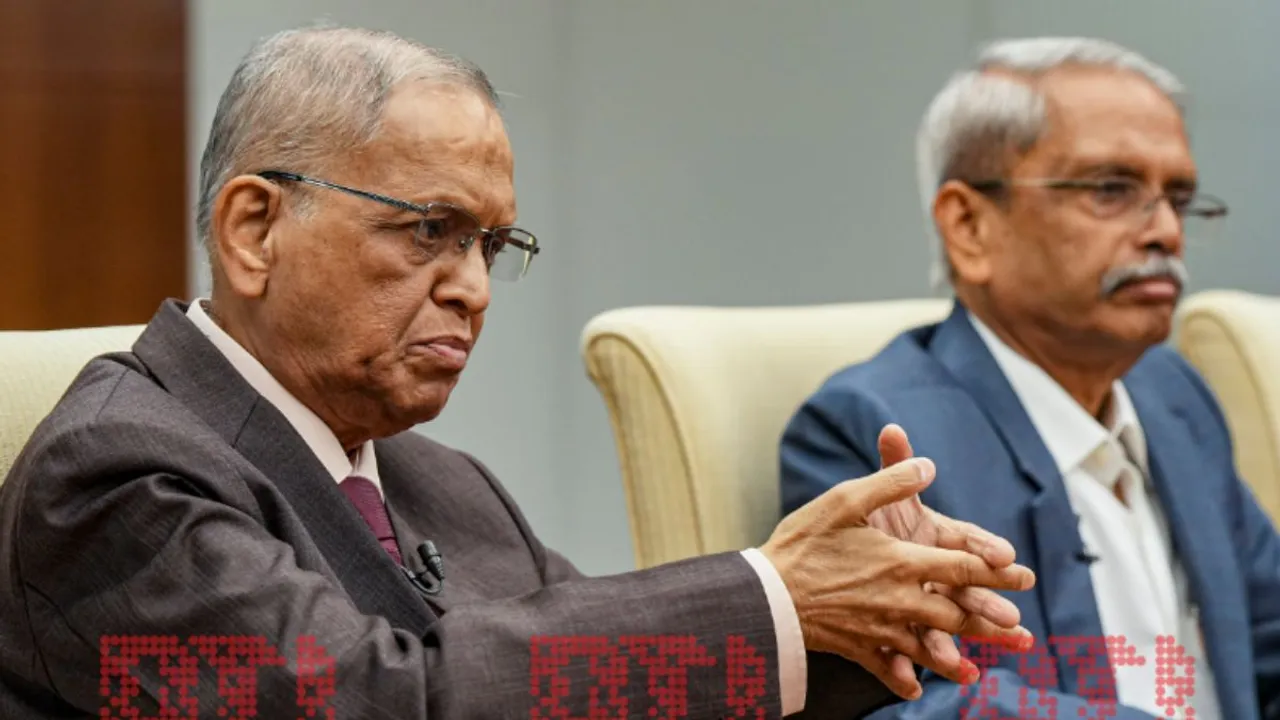 Narayana Murthy and Kris Gopalakrishnan