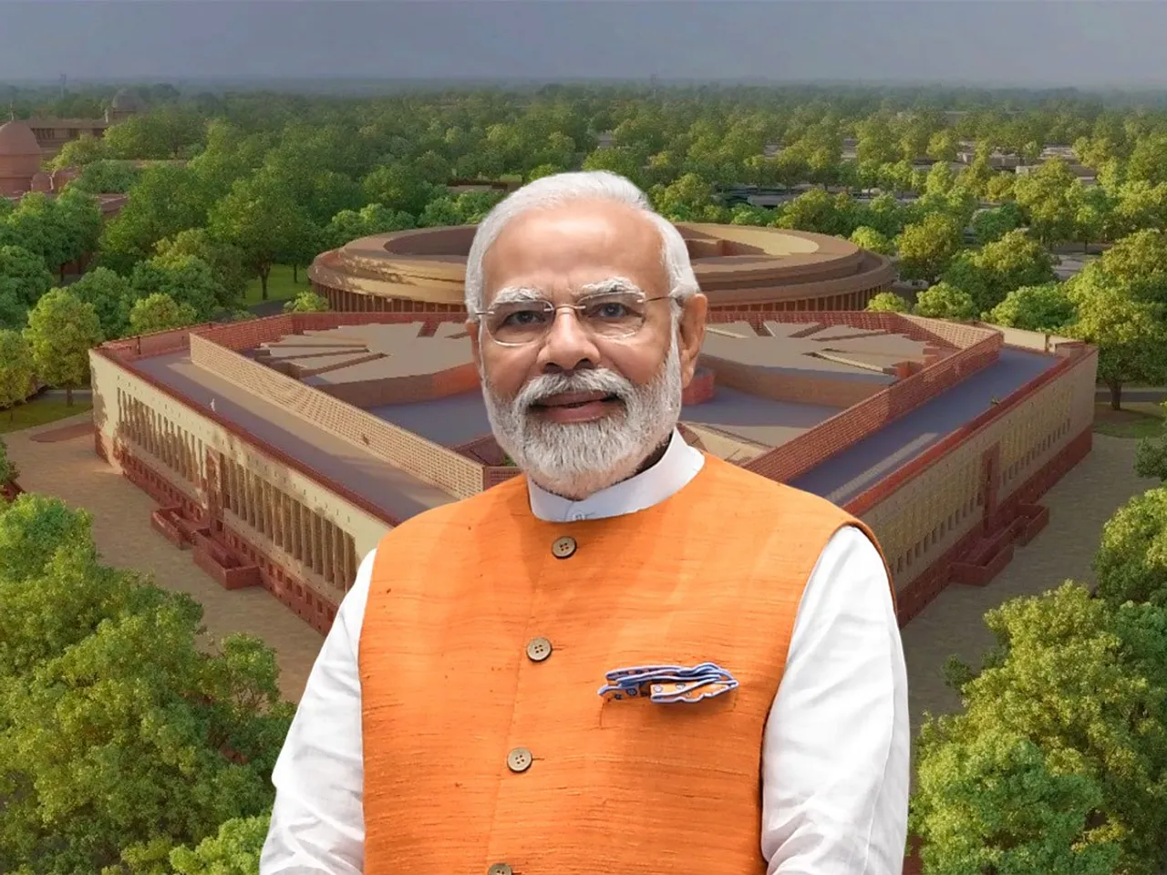 Narendra-Modi-New-Parliamnet-Building-India