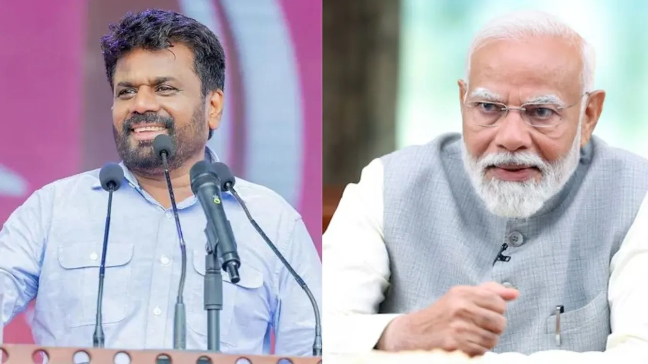 Sri Lanka's new President Anura Kumara Dissanayake and Indian PM Narendra Modi (File image)