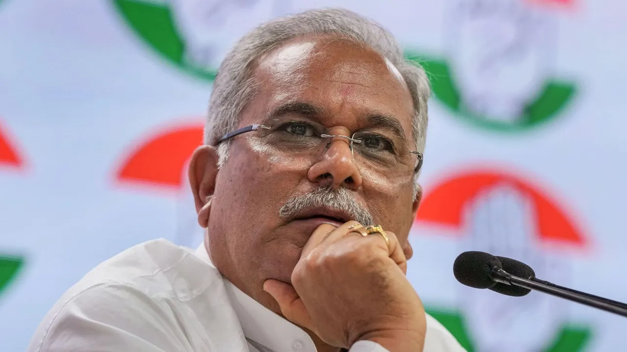 Former Chhattisgarh Chief Minister Bhupesh Baghel (File image)