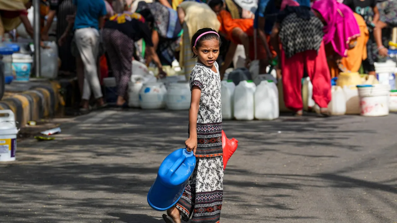 Delhi Water Crisis Water Supply Water Shortage