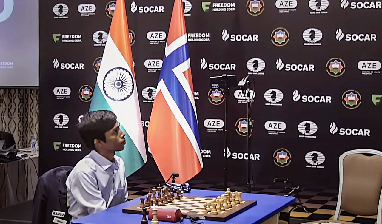 Indian Grandmaster R Praggnanandhaa