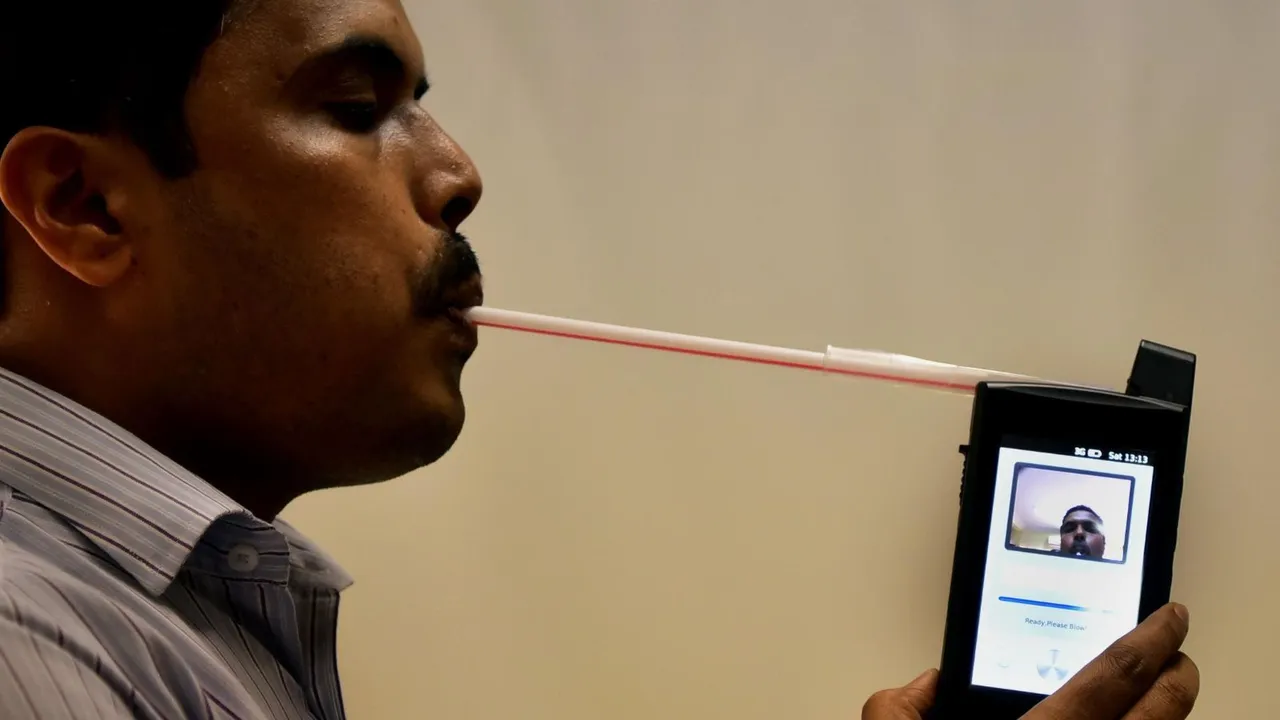 breathalyser test of voters