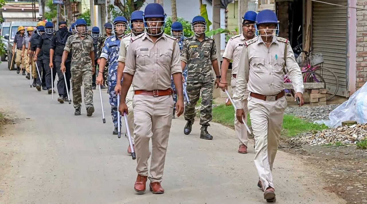 West Benagal Panchayat Polls central forces.jpeg