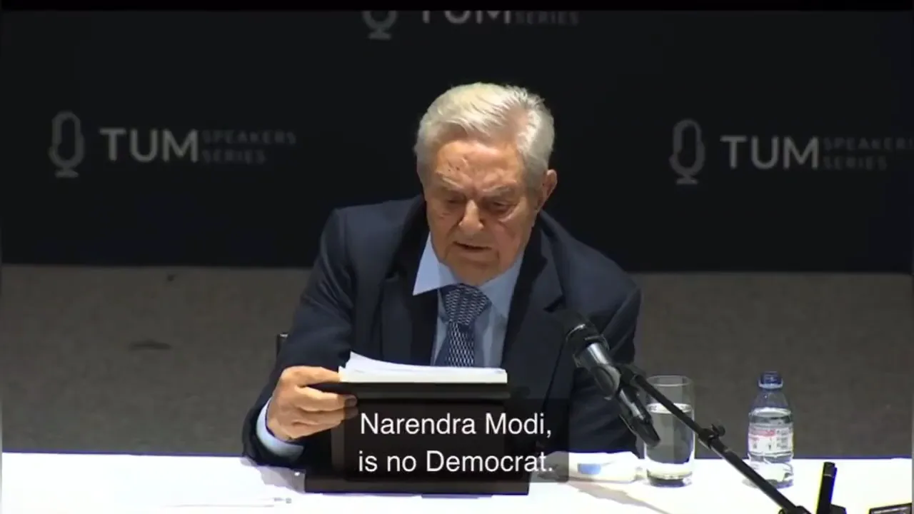 George Soros Narendra Modi BJP