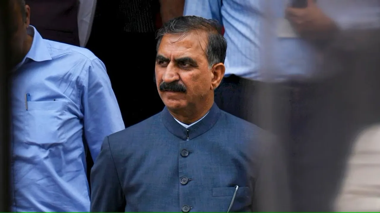 Himachal Pradesh Chief Minister Sukhvinder Singh Sukhu (File image)