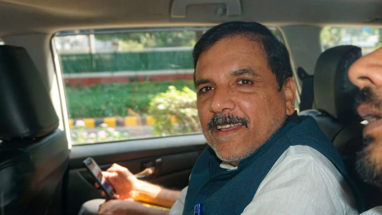 AAP Rajya Sabha MP Sanjay Singh (File image)