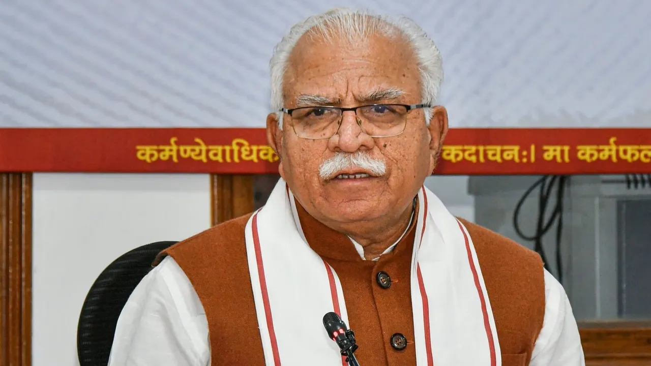Manohar Lal Khattar Haryana Rain