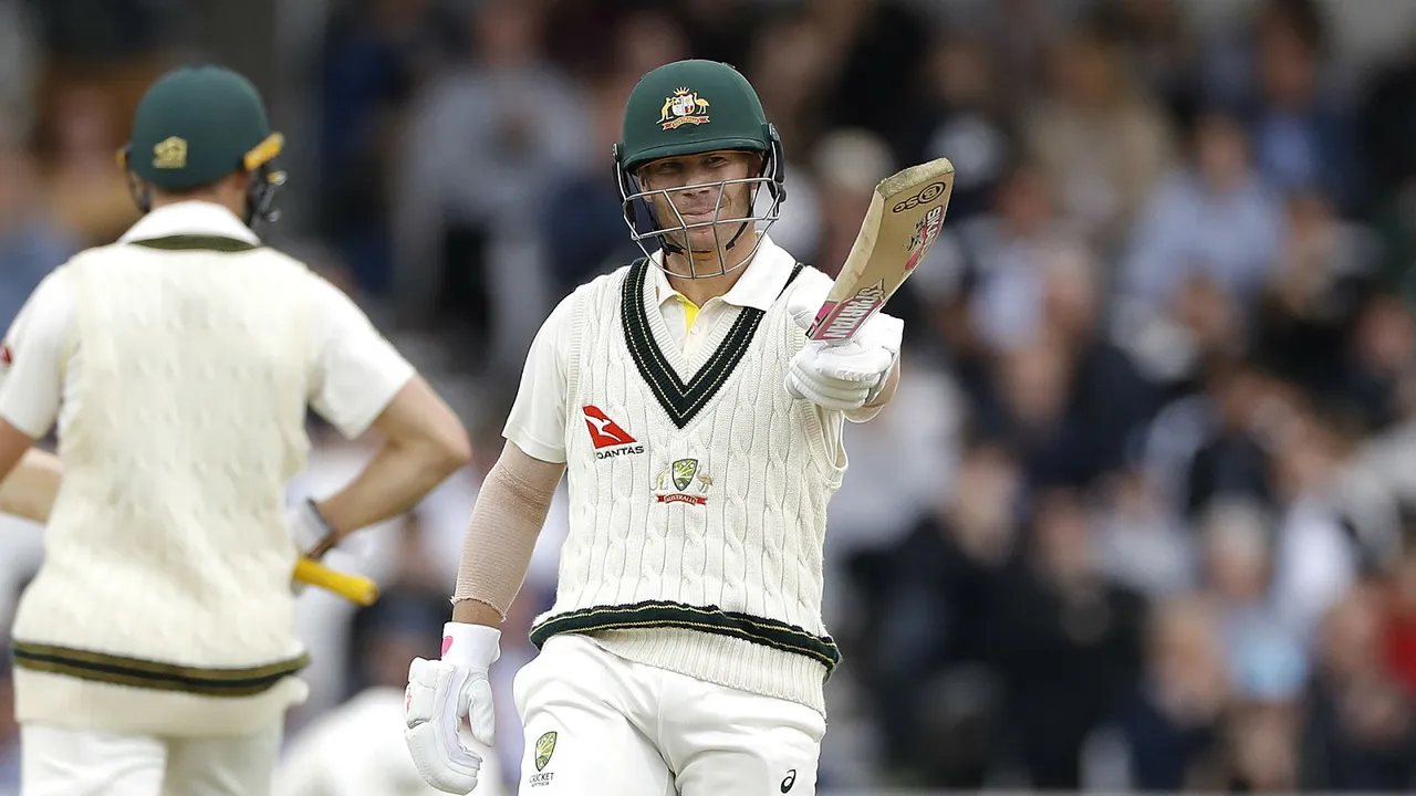 Ashes David Warner