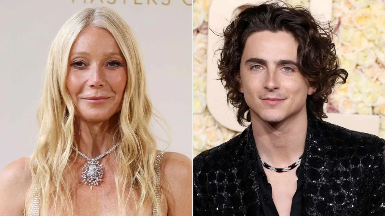 Gwyneth Paltrow and Timothee Chalamet